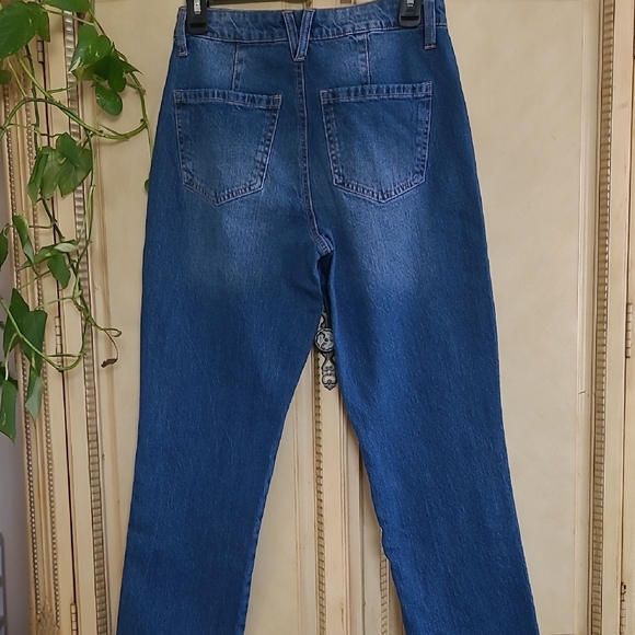 BCBGeneration Classic Blue Straight Leg Jeans - Picture 5 of 6
